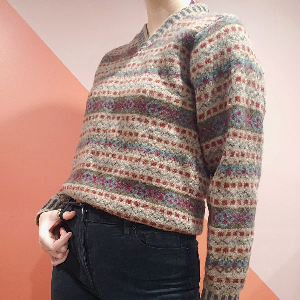 Vintage Land's End wool sweater
